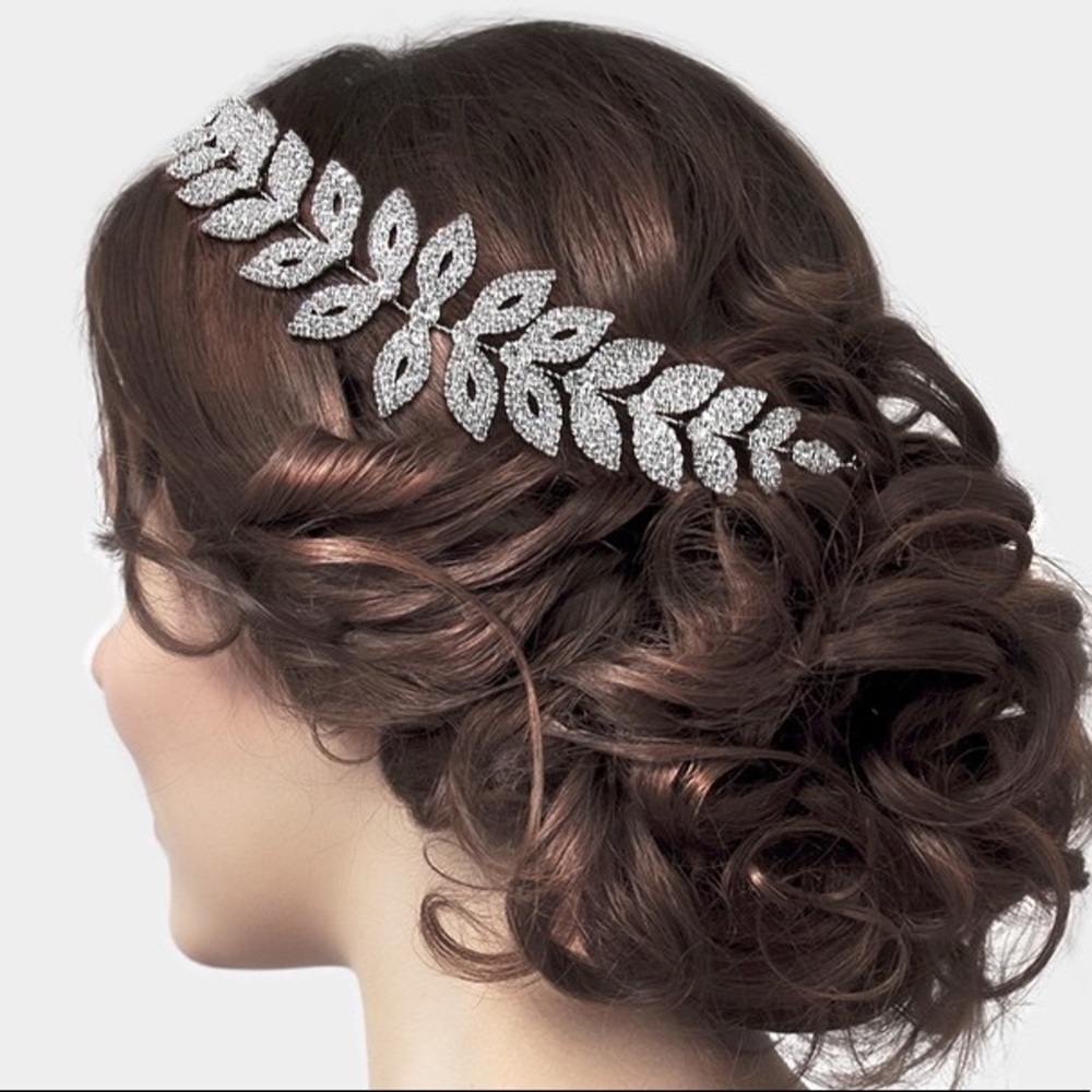 Crystal Rhinestone Laurel Headpiece…New in Packaging